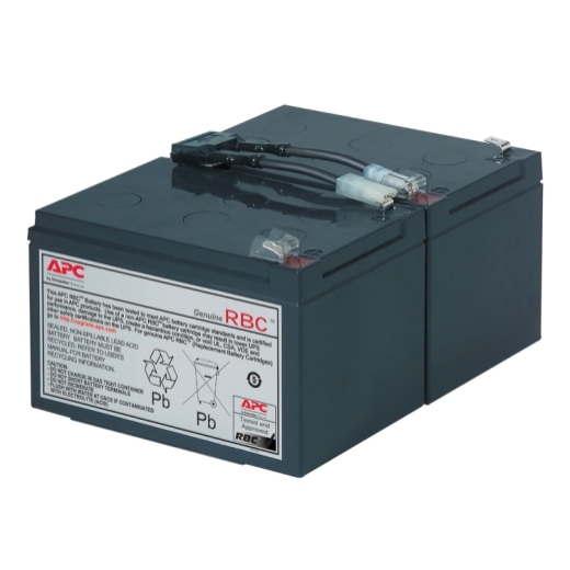 APC RBC6 Replacement Battery Cartridge 11Ah 12V VRLA for BP1000I SMC1500I SMT1000I UPS Models with 2-Year Warranty
