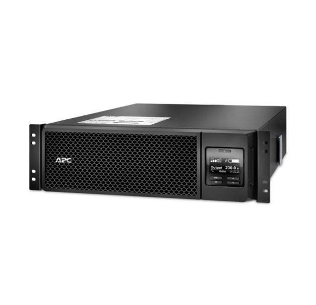 APC Smart-UPS SRT5KRMXLI 5000VA/4500W Online UPS 3U Rackmount with 6x IEC C13 & 4x IEC C19 Outlets, Network Management & SmartSlot, Hot-Swappable Lead Acid Battery