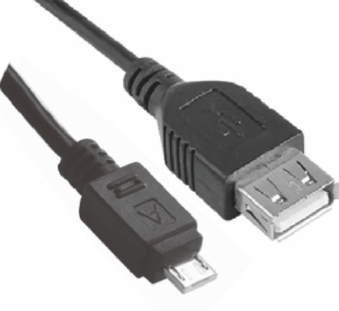 Astrotek 1m Micro USB Male to USB-A Female OTG Adapter Cable for Samsung Android Windows Tablets & Mobiles