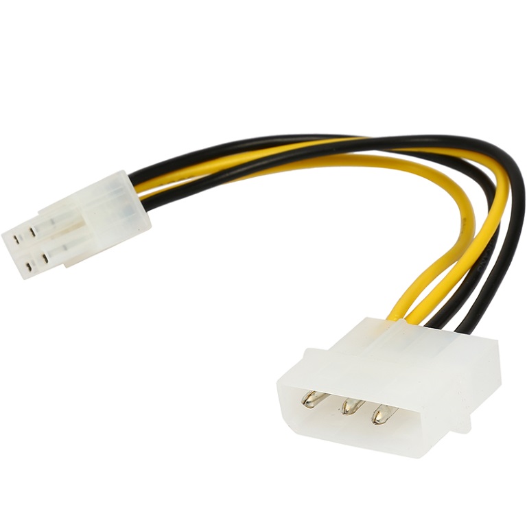 Astrotek 20cm Internal Power Molex to 8-Pin EPS12V Motherboard Power Supply Adapter Cable - AT-MOLEX-TO-EPS
