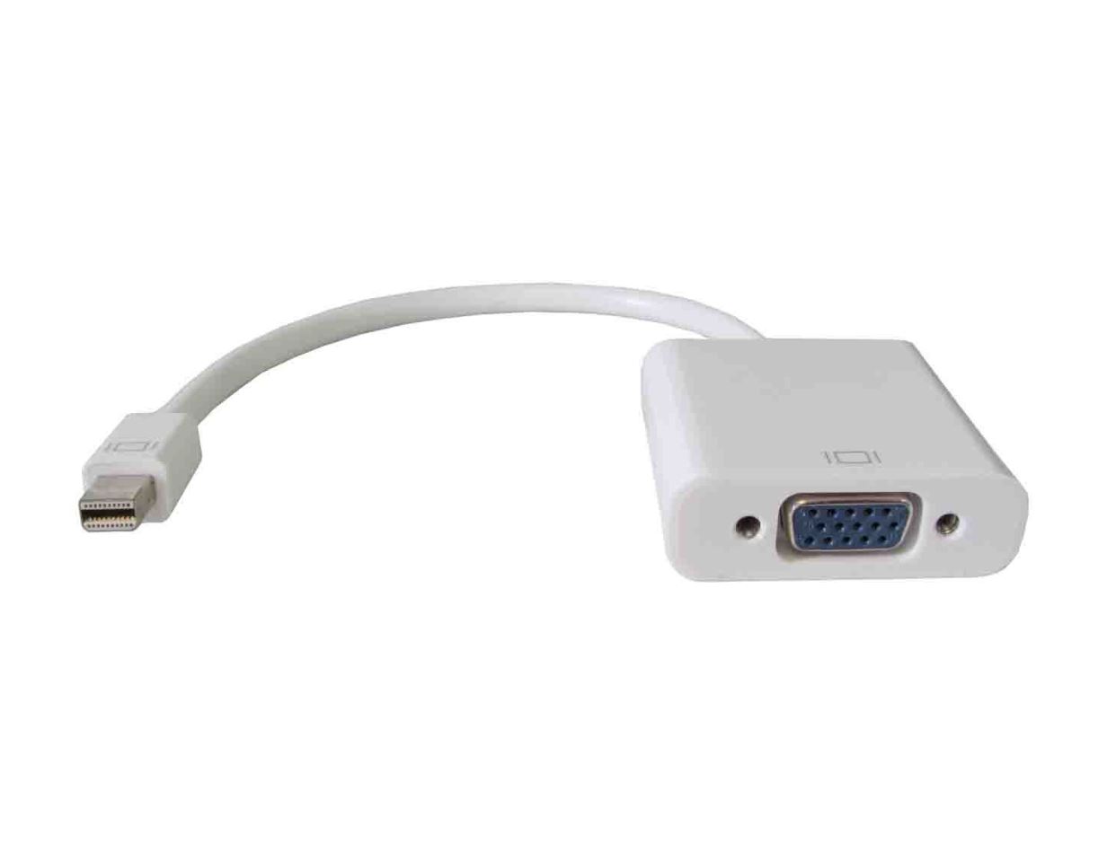 Astrotek 20cm Mini DisplayPort to VGA Adapter Converter Cable – Male to Female, Gold Plated, RoHS Compliant, Supports 1080p