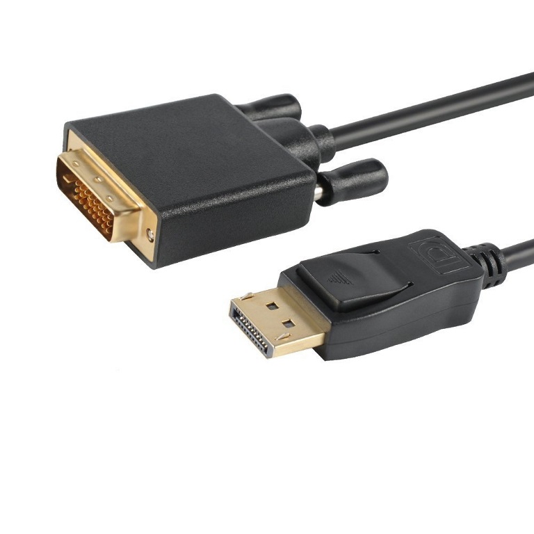 Astrotek 2m DisplayPort to DVI-D Male to Male Cable 24+1 Gold Plated Supports 1920x1200/1080p Full HD @60Hz