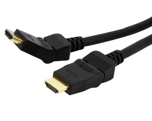 Astrotek 2m HDMI Cable v1.4 with 19-Pin Type A Male to Male Connectors, 180° Swivel, 30AWG, Gold Plated, Nylon Braided Sleeve, RoHS Compliant