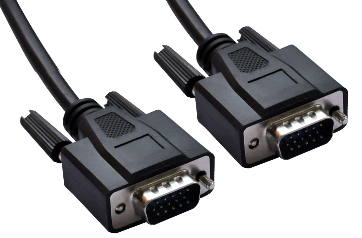 Astrotek 2m VGA Monitor Cable 15-Pin Male to Male with Interference Filter UL Approved