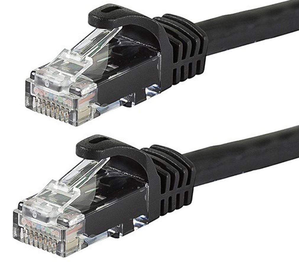 Astrotek 3m Cat6 Ethernet Cable Black - Premium 26AWG UTP RJ45 Patch Cord with Snagless Gold Plated Connectors