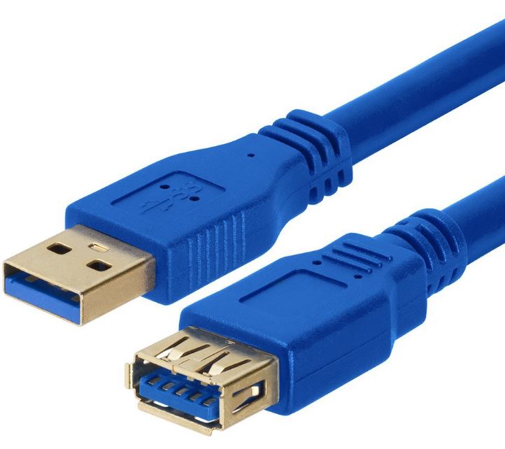 Astrotek 3m USB 3.0 Extension Cable Type A Male to Type A Female Blue - SuperSpeed 5Gbps, Backward Compatible USB 2.0/1.1