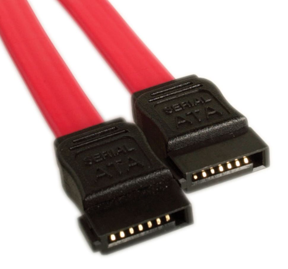 Astrotek 50cm SATA 2 Data Cable 7-Pin to 7-Pin Straight Connector 26AWG Red - SATA II 3Gb/s Internal Storage Cable