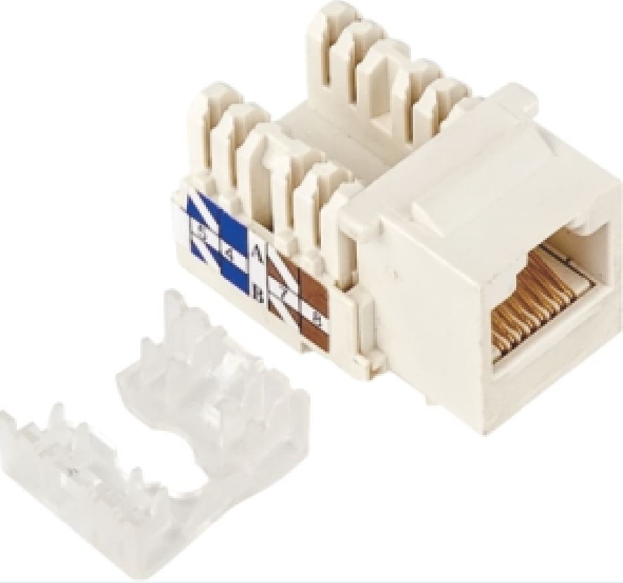 Astrotek CAT5e UTP Network Keystone Jack Socket Kit 10-Pack White - Reliable Ethernet Connection