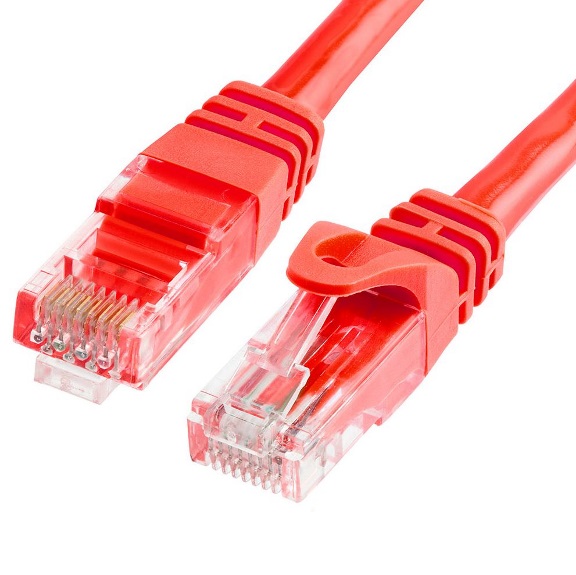 Astrotek CAT6 Ethernet Cable 0.5m Red - Premium 26AWG UTP RJ45 Network Patch Cord with Snagless Boot