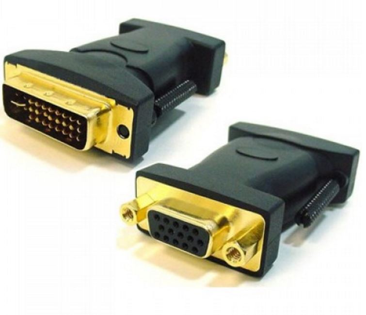 Astrotek DVI to VGA Adapter Converter 24+5 Pins Male to 15 Pins Female Gold Plated Connector Supports up to 1600x1200 Resolution