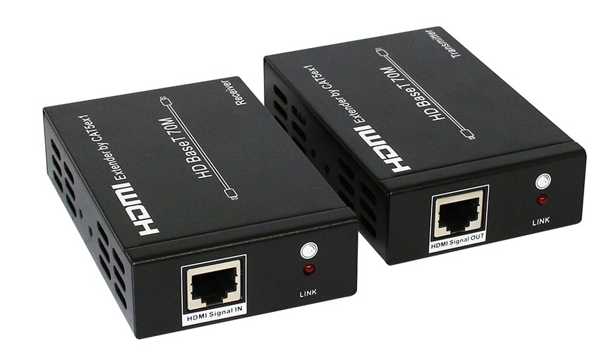 Astrotek HDMI Extender over RJ45 CAT5/CAT6 LAN Ethernet Network Converter Splitter - Supports 4Kx2K@30Hz up to 40m & 1080p up to 70m with IR and RS-232 Control