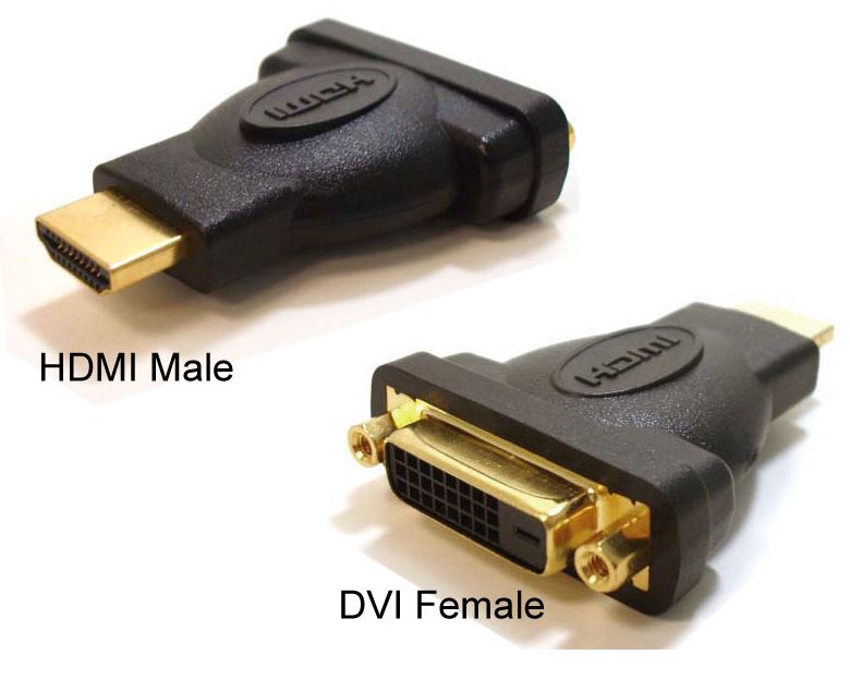 Astrotek HDMI to DVI-D Adapter Converter Male to Female - 1080p Gold-Plated Digital Video Connector