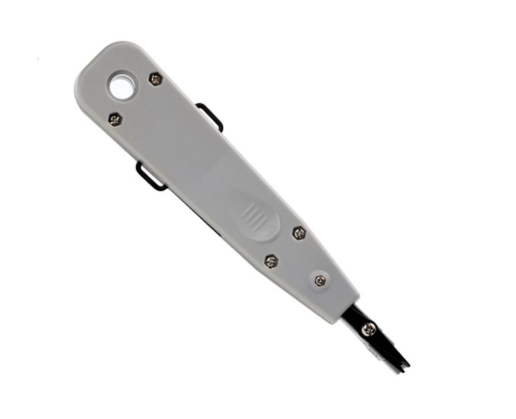 Astrotek Networking Punch Down Tool ATP-TOOL-PT-K Multifunction Krone Type Impact Terminal Insertion for Cat5 & Telephone Cables, Grey
