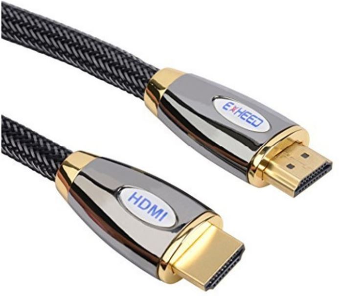 Astrotek Premium 2m HDMI Cable 19-Pin Male to Male 30AWG Copper with Nylon Braided Jacket and Gold Plated Connectors, Supports 4K@60Hz & HDR