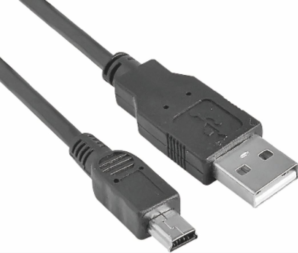 Astrotek USB 2.0 Cable 1m - Type A Male to Mini B 5-Pin Male, Black, Hi-Speed 480 Mbps, RoHS Compliant