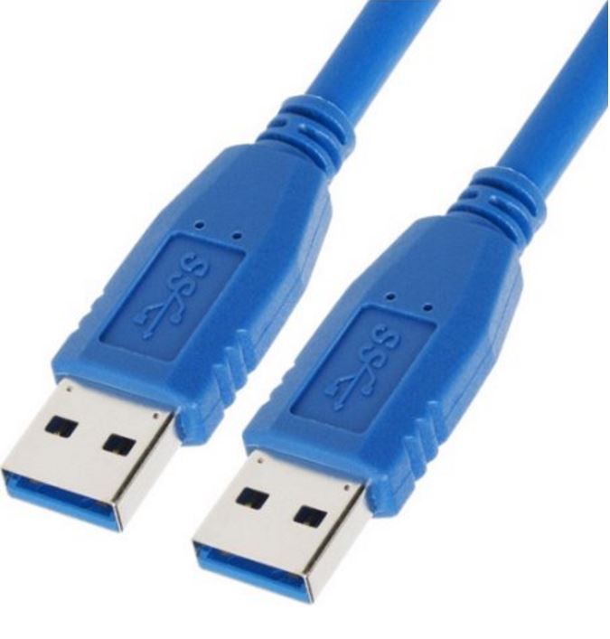 Astrotek USB 3.0 Cable 1m - Type A Male to Type A Male - High-Speed Blue Data Transfer Cord
