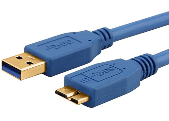 Astrotek USB 3.0 Cable 3m - Type A Male to Micro B Male Blue - SuperSpeed 5Gbps Data Transfer USB 3.2 Gen 1 Compatible