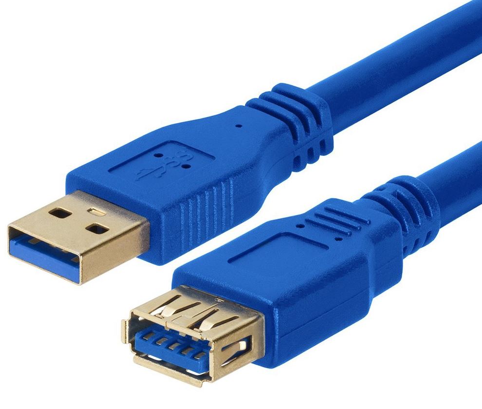 Astrotek USB 3.0 Extension Cable 1m - Type A Male to Type A Female Blue - SuperSpeed 5Gbps, Backward Compatible