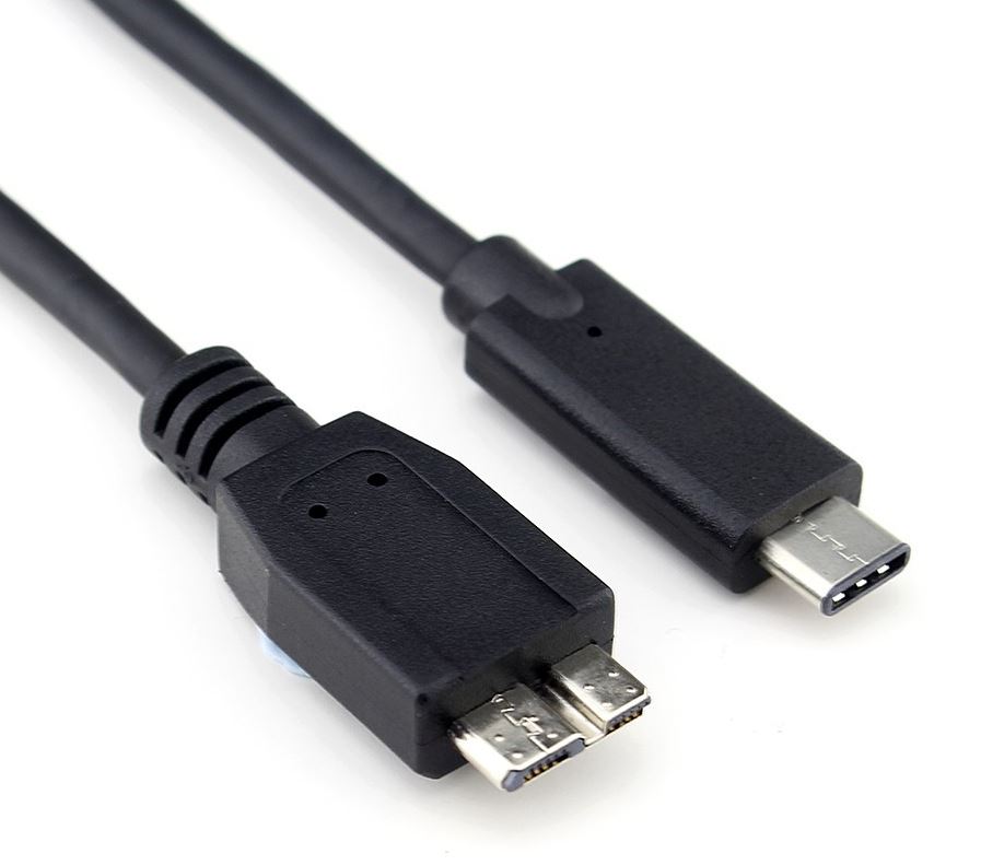 Astrotek USB-C 3.1 Type-C Male to USB 3.0 Micro USB B Male Cable 1m - High-Speed 5Gbps Data Transfer & 3A Charging