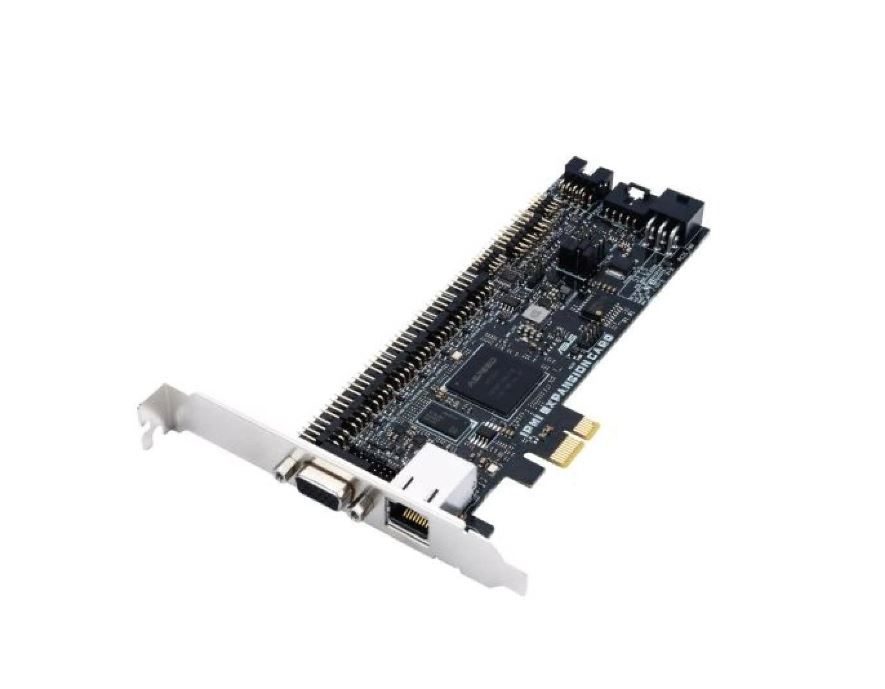 ASUS IPMI Expansion Card SI with ASPEED AST2600A3, PCIe 3.0 x1, Dedicated Ethernet Controller & VGA Port for Remote Server Management