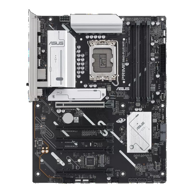 ASUS PRIME B860-PLUS WIFI-CSM ATX Motherboard for Intel Core Ultra Processors, DDR5, PCIe 5.0, WiFi 6E & Dual M.2 Slots