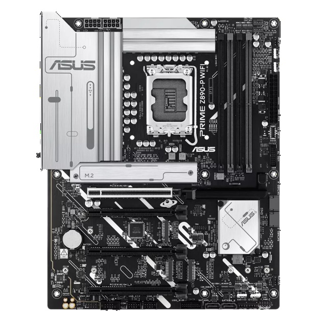 ASUS PRIME Z890-P WIFI-CSM LGA1851 ATX Motherboard with DDR5 192GB, PCIe 5.0 x16, 4x M.2 Slots & WiFi 7