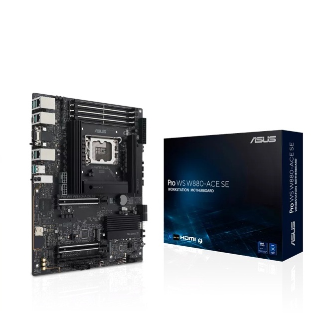 ASUS PRO WS W880-ACE SE Intel LGA1851 Workstation Motherboard with PCIe 5.0, DDR5, Dual 2.5Gb Ethernet & Thunderbolt 4