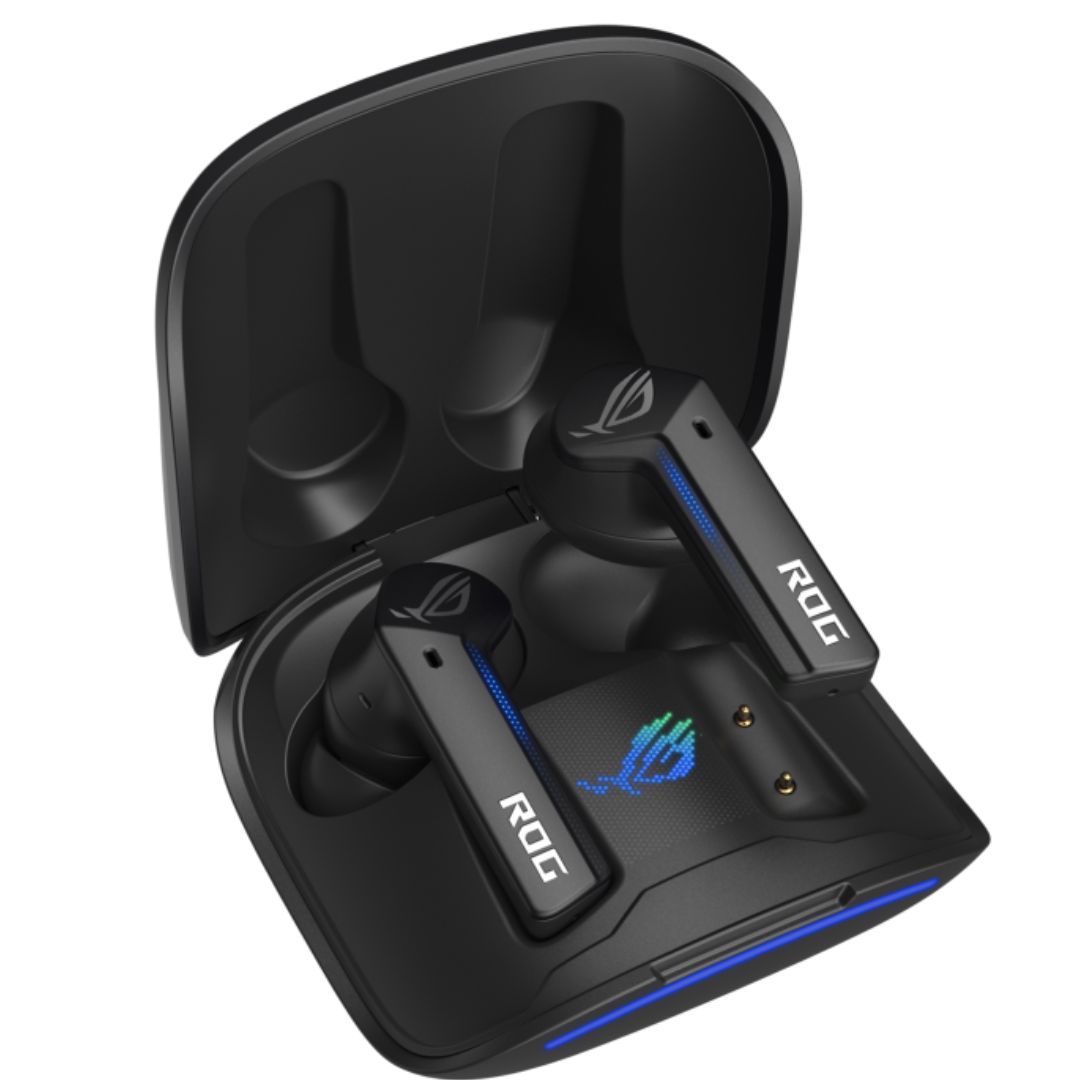 ASUS ROG Cetra True Wireless SpeedNova Gaming Earbuds with Dual-Mode Wireless, Bone-Conduction AI Mics, Adaptive ANC, 46-Hour Battery, Hybrid Multipoint