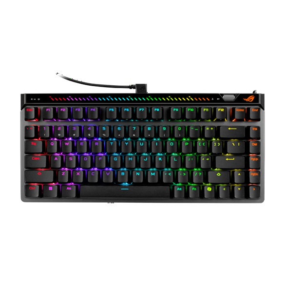 ASUS ROG Falchion Ace 75 HE Wired 75% Gaming Keyboard with Hot-Swappable HFX V2/V2X Magnetic Switches, 8000Hz Polling Rate, USB-C, Windows 10/11