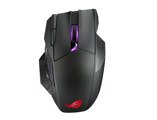 ASUS ROG Spatha X Wireless Gaming Mouse with 19,000 DPI, Push-Fit Switch Sockets & Aura Sync RGB