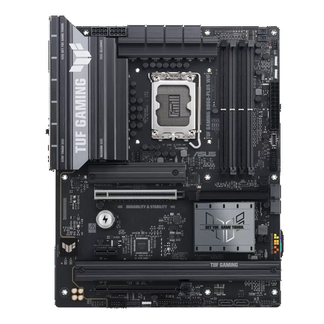 ASUS TUF GAMING B860-PLUS WIFI LGA 1851 ATX Motherboard with DDR5, PCIe 5.0, WiFi 7, Triple M.2 & 4 SATA Ports