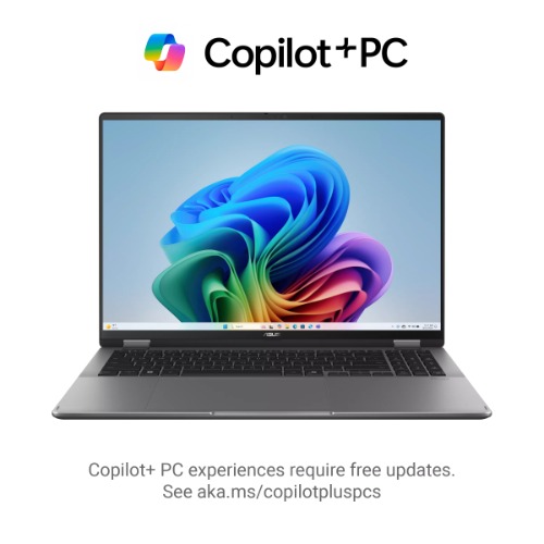 ASUS Vivobook 16 Flip 16" OLED Touchscreen Laptop Intel Core Ultra 7, 32GB LPDDR5X, 1TB PCIe Gen4 SSD, Wi-Fi 7, Win11 Pro