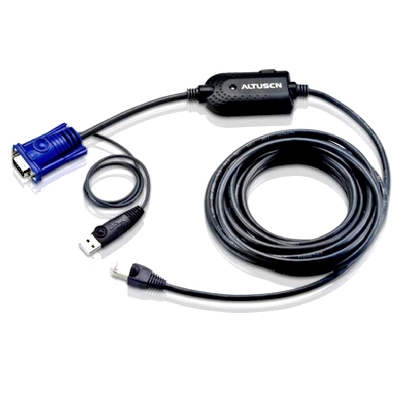 ATEN KA7970 USB VGA KVM Adapter Cable 4.5m RJ45 to VGA & USB for KH and KL Series Switches