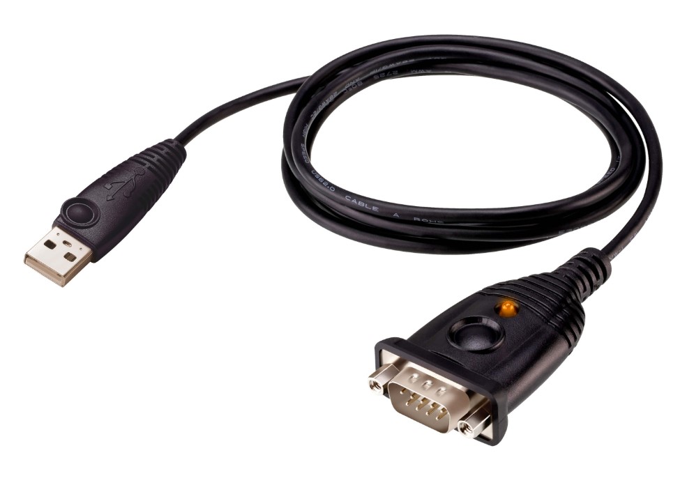 ATEN UC232AF USB to RS-232 Serial Adapter with FTDI Chip, 1.2m Cable, High-Speed 921.6 Kbps, Anti-EMI, Windows/macOS/Linux Compatible