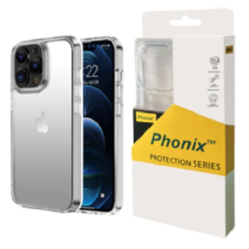 Phonix Ultra-Thin Clear Rock Shockproof Case for iPhone 16e/15/14/13 6.1" - Crystal Clear, Lightweight, Non-Slip, Shock Absorbing, 10 Years Warranty