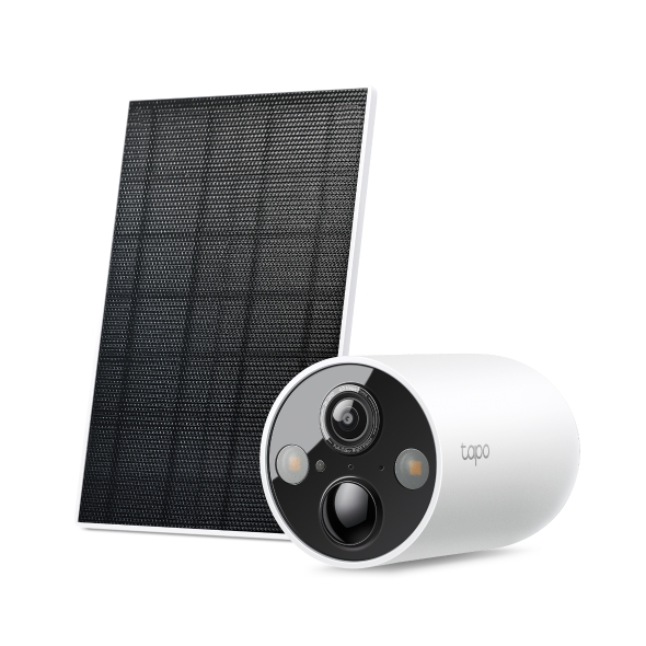 TP-Link TC85 KIT Solar-Powered 2K QHD Outdoor Security Camera with Colour Night Vision & AI Detection