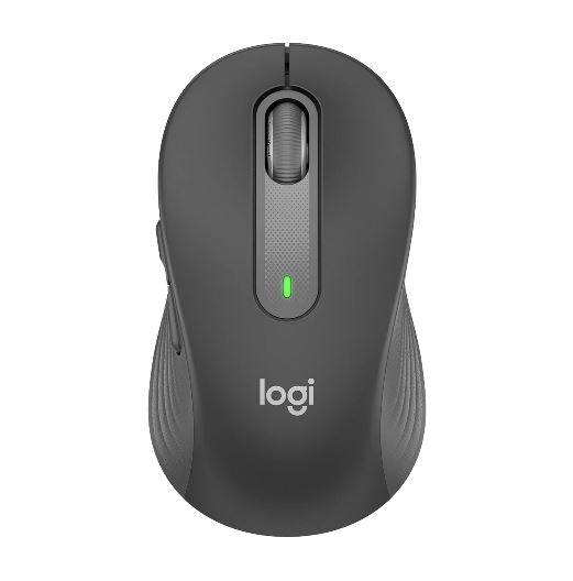 Logitech Signature M650 Wireless Mouse Graphite | Advanced Optical Tracking, SilentTouch, SmartWheel Scrolling, Long Battery Life