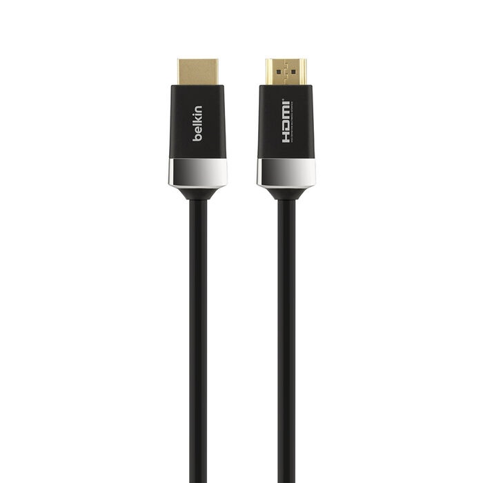 Belkin Advanced Series High Speed HDMI Cable w/Ethernet 2M, 4K@60Hz HDR, 18Gbps Bandwidth, Gold-Plated Connectors, 2-Year Warranty