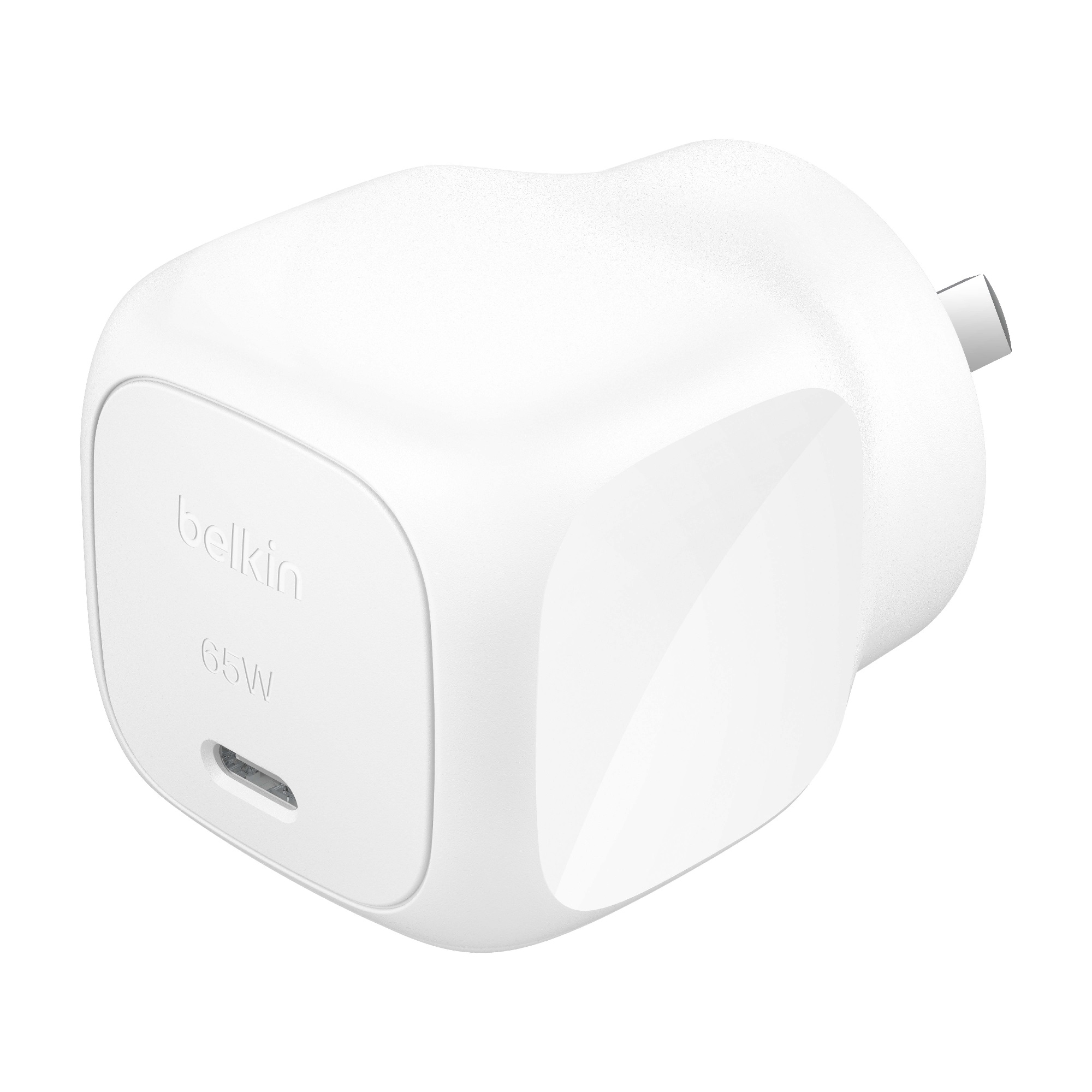 Belkin BoostCharge 65W USB-C PD 3.1 Cubic Wall Charger - Compact Fast Charger for Laptops, Tablets & Smartphones with CEW & 2-Year Warranty
