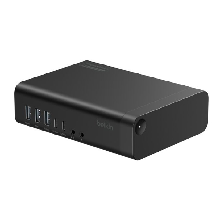 Belkin Connect Universal 16-Port Triple Display USB-C Dock with 140W PD, 10Gbps, 3x HDMI 2.0, 4K@60Hz – Black