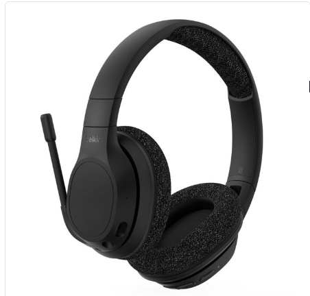 Belkin SoundForm Adapt USB-C Wireless Over-The-Ear Headphones- 65 hours, Foldable, extendable