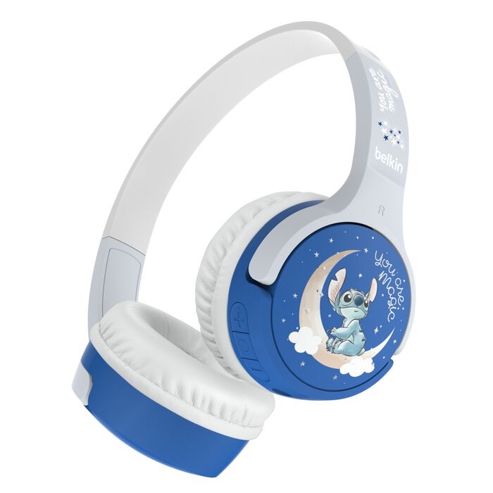 Belkin SoundForm Mini Wireless On-Ear Headphones for Kids (Disney Collection) - 85dB Volume Limit, 30 Hours Playtime, Durable & Spill-Proof