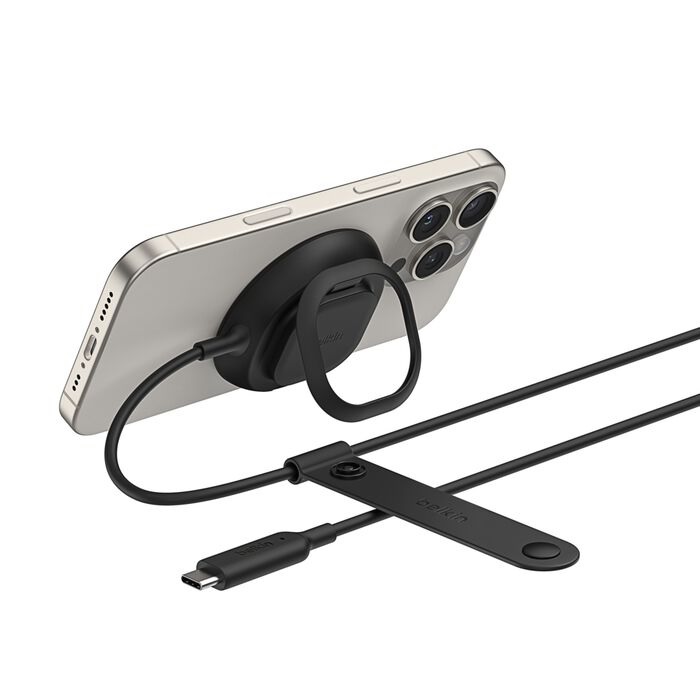 Belkin UltraCharge Magnetic Wireless Charger with Qi2 25W - Includes 36W USB-C Charger & 2M USB-C Cable - Black, 2 Year Warranty