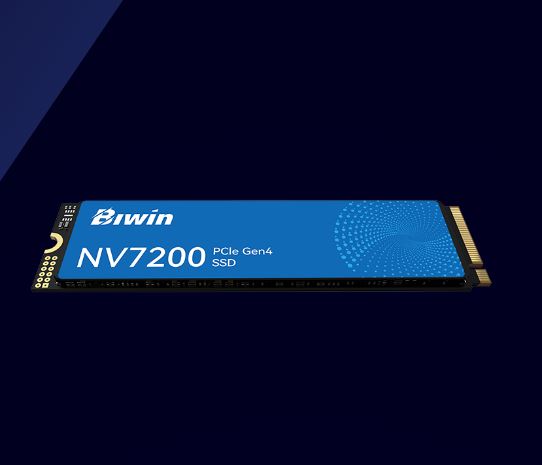 Biwin NV7200 1TB PCIe 4.0 NVMe M.2 2280 SSD – Up to 7200MB/s Read & 6200MB/s Write, DRAM-less with HMB & Graphene Cooling