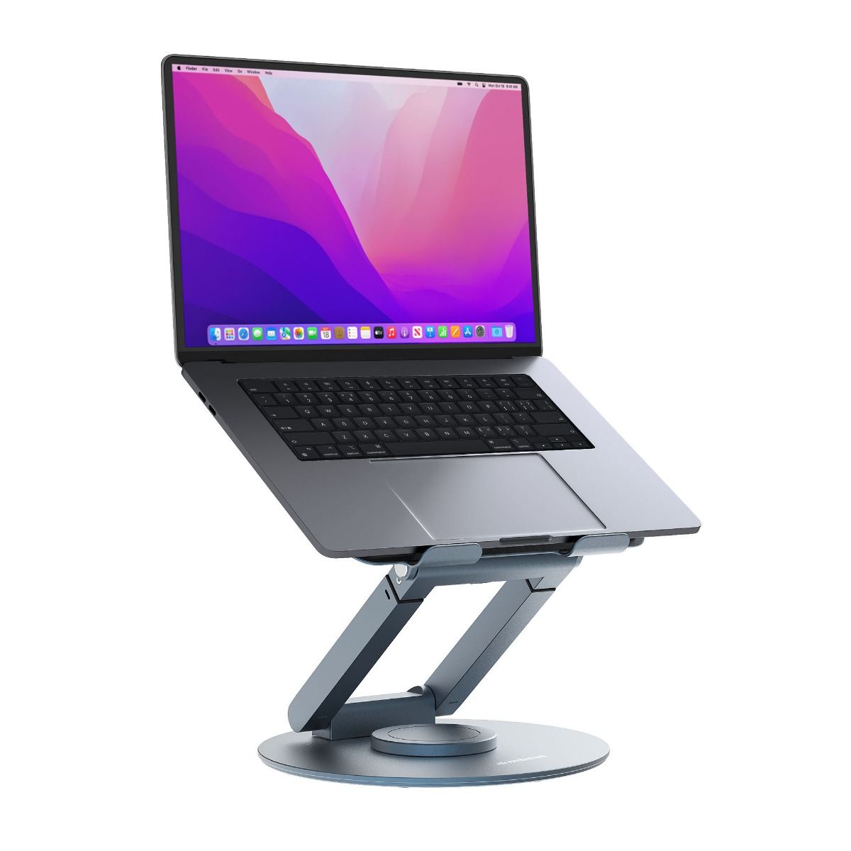 mbeat Stage S9 360° Rotating Aluminium Laptop Stand with Telescopic Height Adjustment for 10-17" Devices up to 20kg