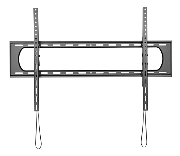 Brateck Affordable Heavy-Duty Tilt TV Wall Mount for 60"-120" Curved TVs up to 120kg, VESA 50x50 to 900x600, Fine Texture Black