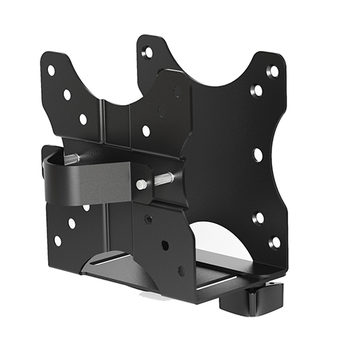 Brateck CPB-1 Adjustable Multifunctional Thin Client Mount for Intel NUC, Mac Mini - Steel, 5kg Capacity, Depth 17-70mm