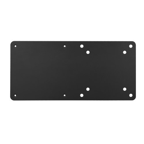 Brateck CPB-7 VESA Compatible NUC Mounting Bracket - Steel, Black, Supports Up to 3kg, Fits 75x75mm & 100x100mm VESA Patterns