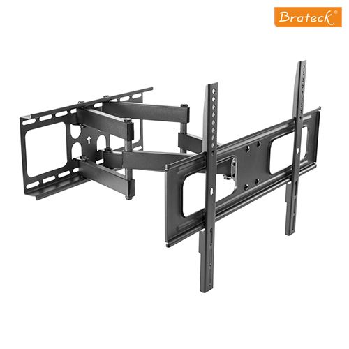 Brateck Economy Solid Full Motion TV Wall Mount for 37-70 Inch TVs up to 50kg, VESA 600x400 Compatible, Dual-Arm Articulating with Tilt & Swivel