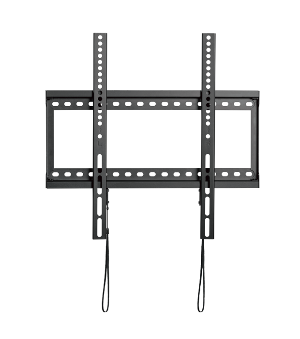 Brateck Fixed TV Wall Mount for 32-70 Inch TVs, Supports Up to 75KG, VESA Compatible 50x50 to 400x400, Fine Texture Black